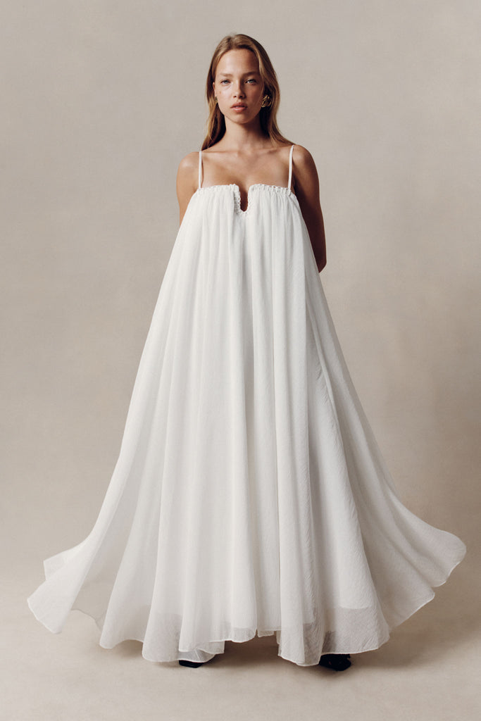 Aj Filigree Sweetheart Midi Dress