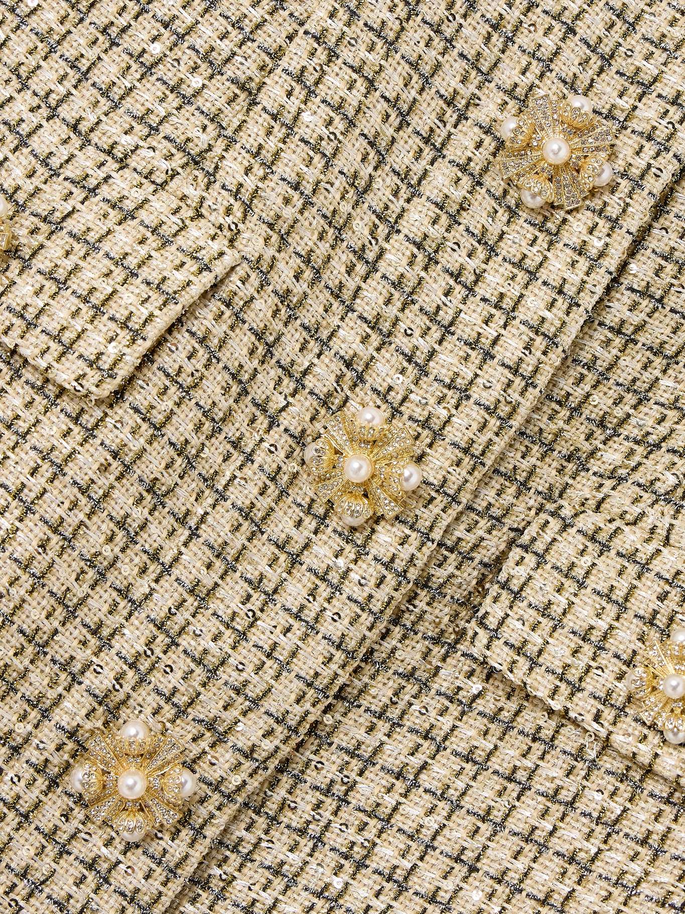 SP Gold Boucle Mini Dress