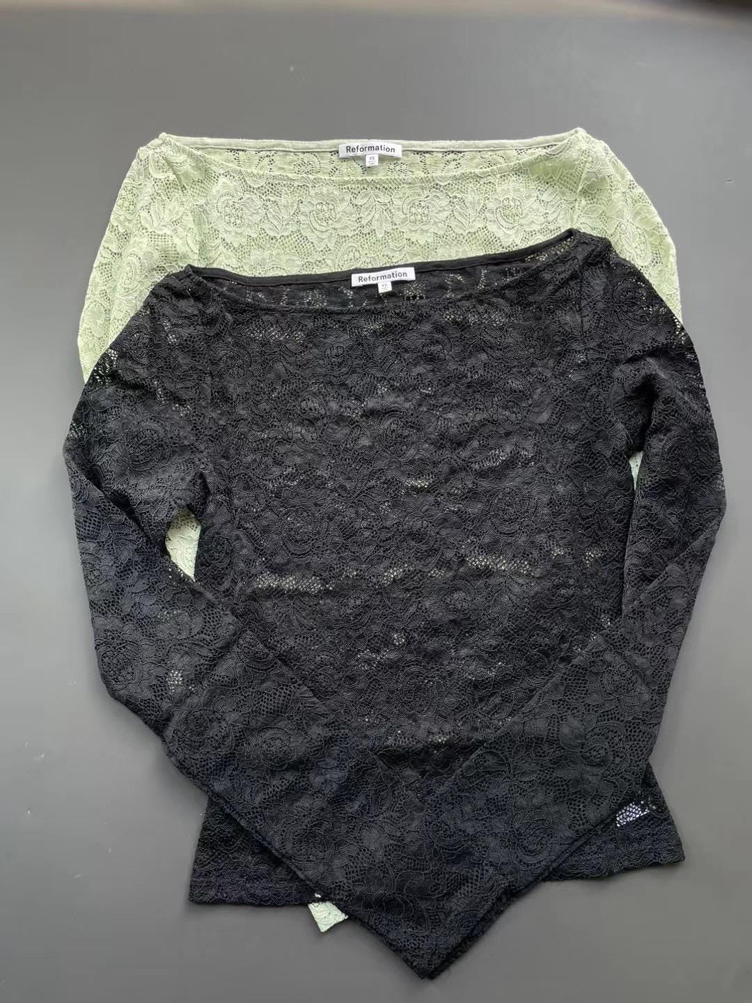 Ref Adriano Lace Knit Top