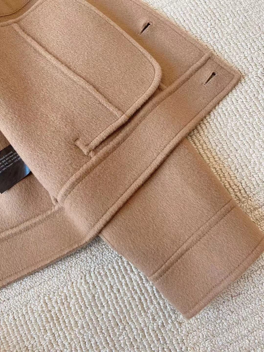 Thry Double Face Wool Cashmere Shirt Jacket