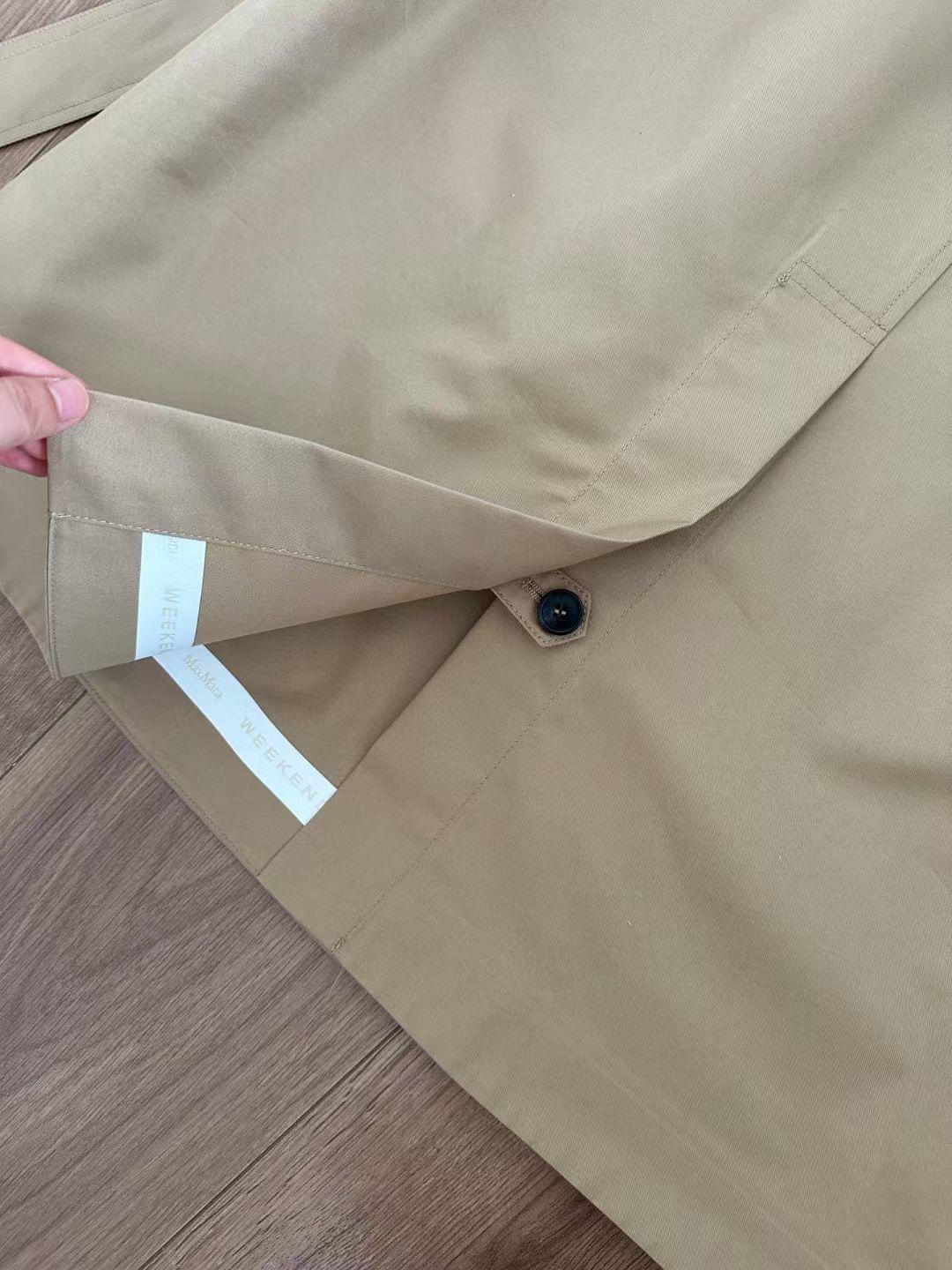 MM Vanda Single Breasted Trench Coat Jacket