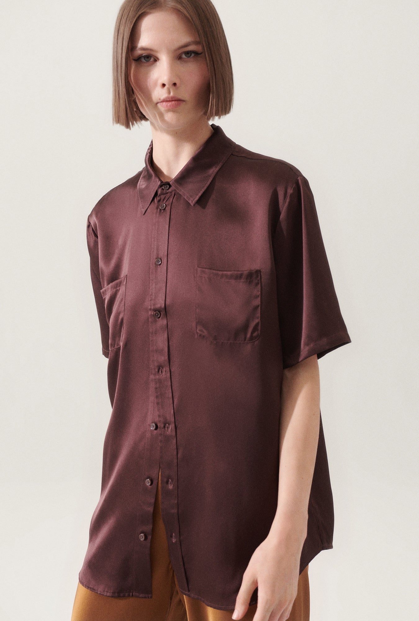 SL Short Sleeve Boyfriend Shirt