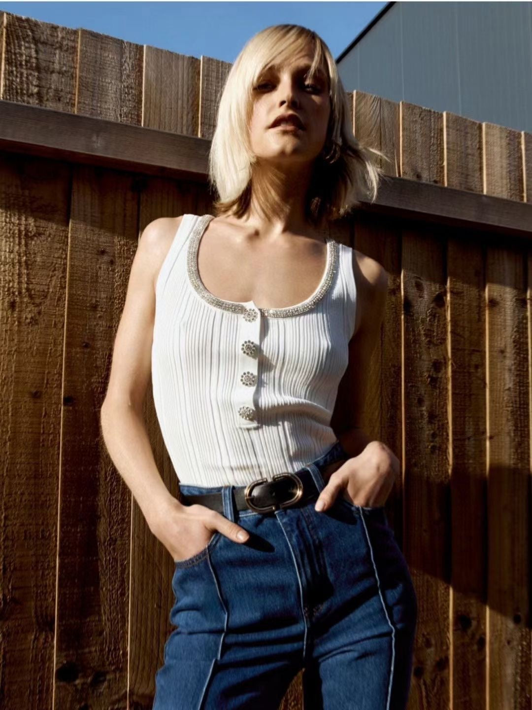 SP Ribbed Knit Top