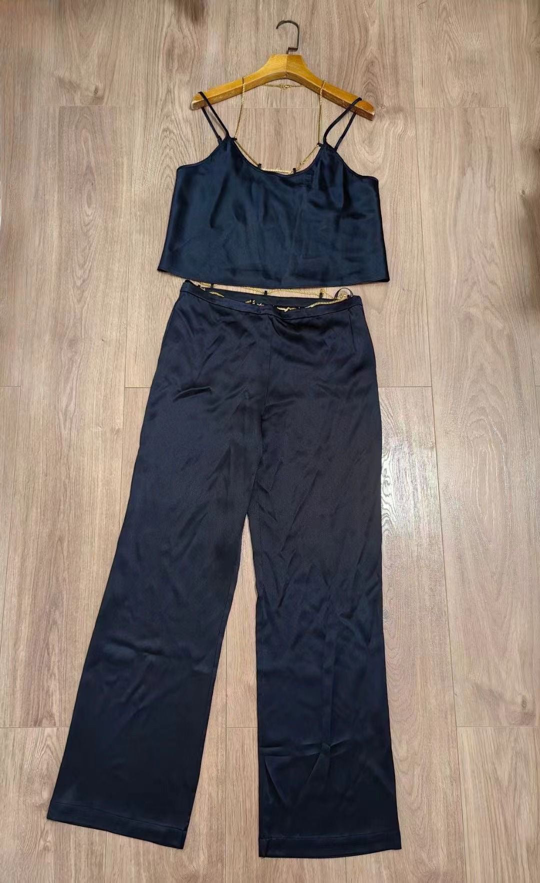 AW Cami Slip Top & Flared Pants Set