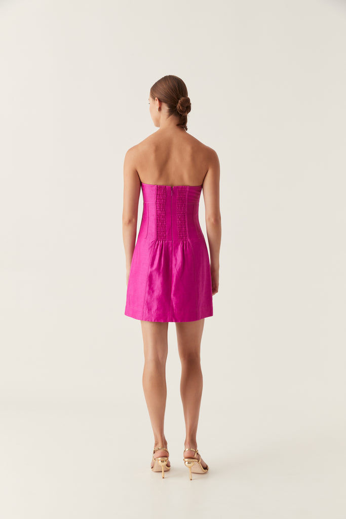 Aj Zayla Strapless Mini Dress