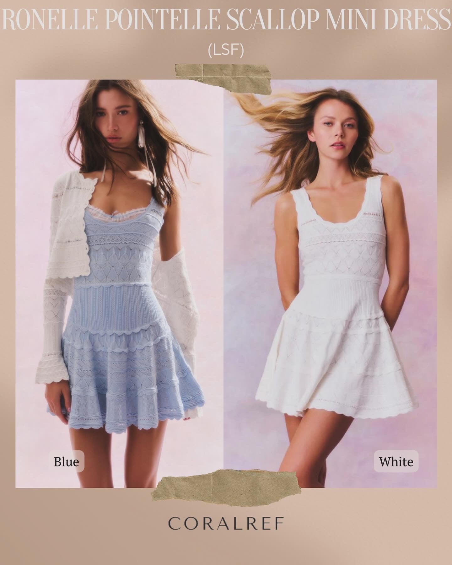 ronelle pointelle scallop mini dress kelseykotzur on LTK