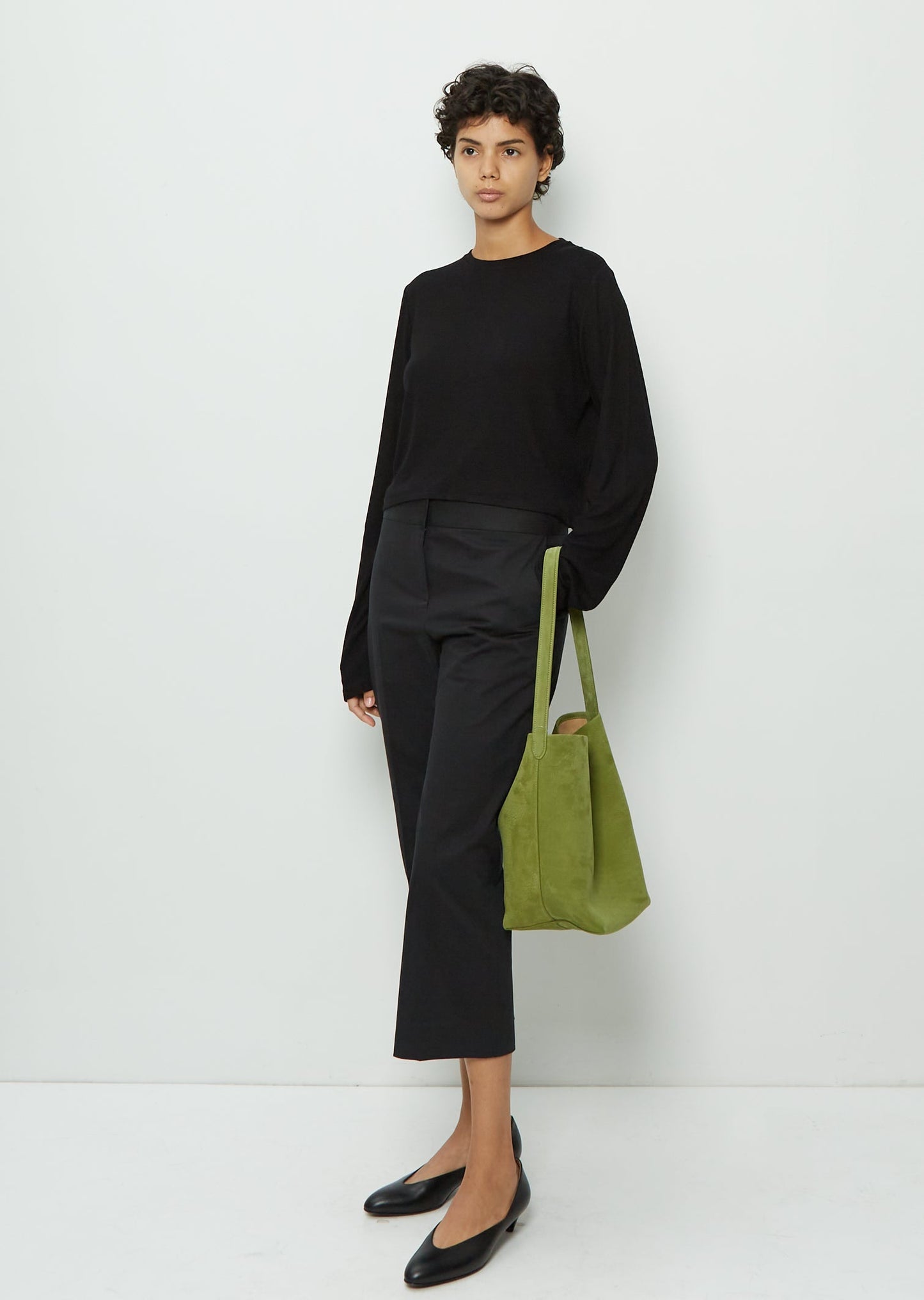 TR N/S Tote Bag Suede - Green