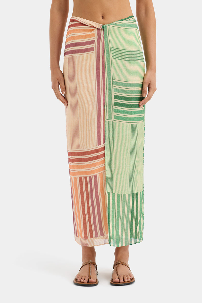 STL Marisol Twist Midi Skirt