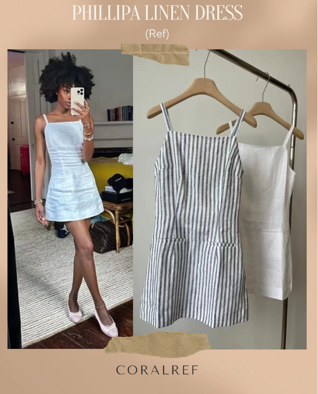 Ref Phillipa Linen Mini Dress