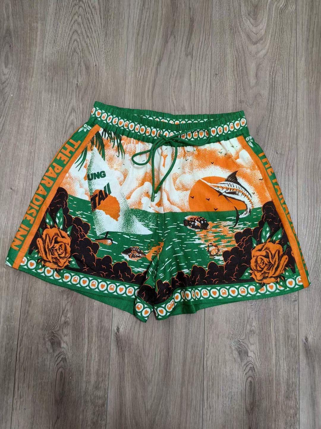Alms Bungalow Oversized Shirt & Shorts Set