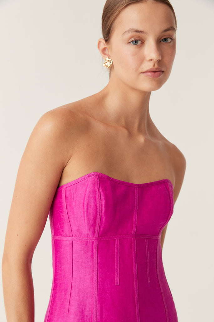 Aj Zayla Strapless Mini Dress