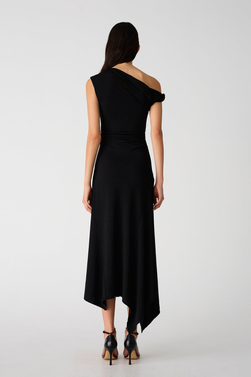 Msh Alma Matte Jersey Midi Dress