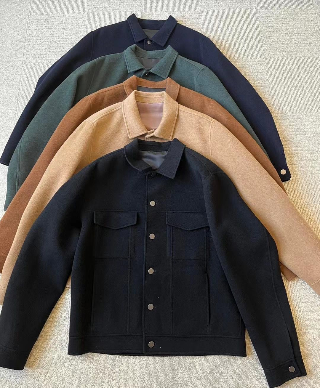 Thry Double Face Wool Cashmere Shirt Jacket