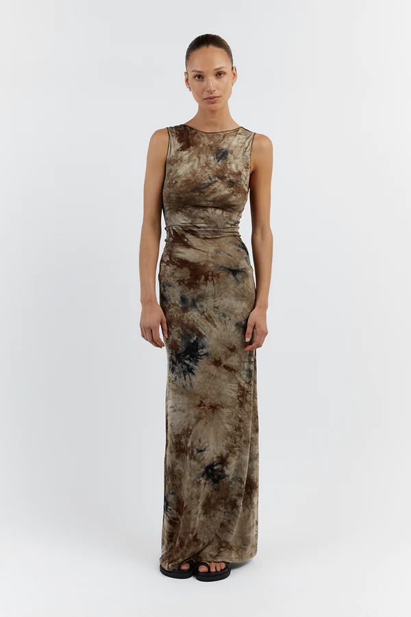 Dssh Sawyer Tie Dye Maxi Dress