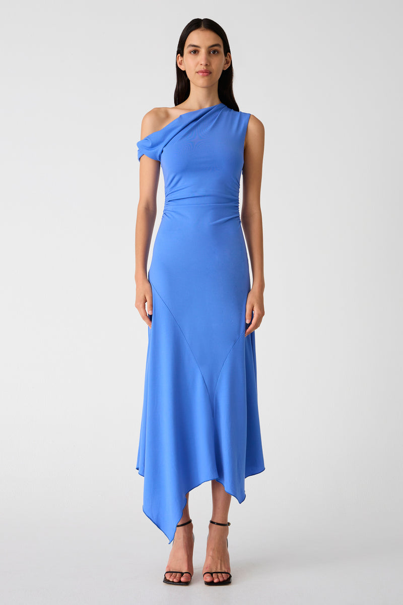 Msh Alma Matte Jersey Midi Dress