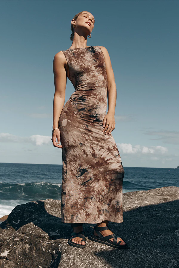 Dssh Sawyer Tie Dye Maxi Dress