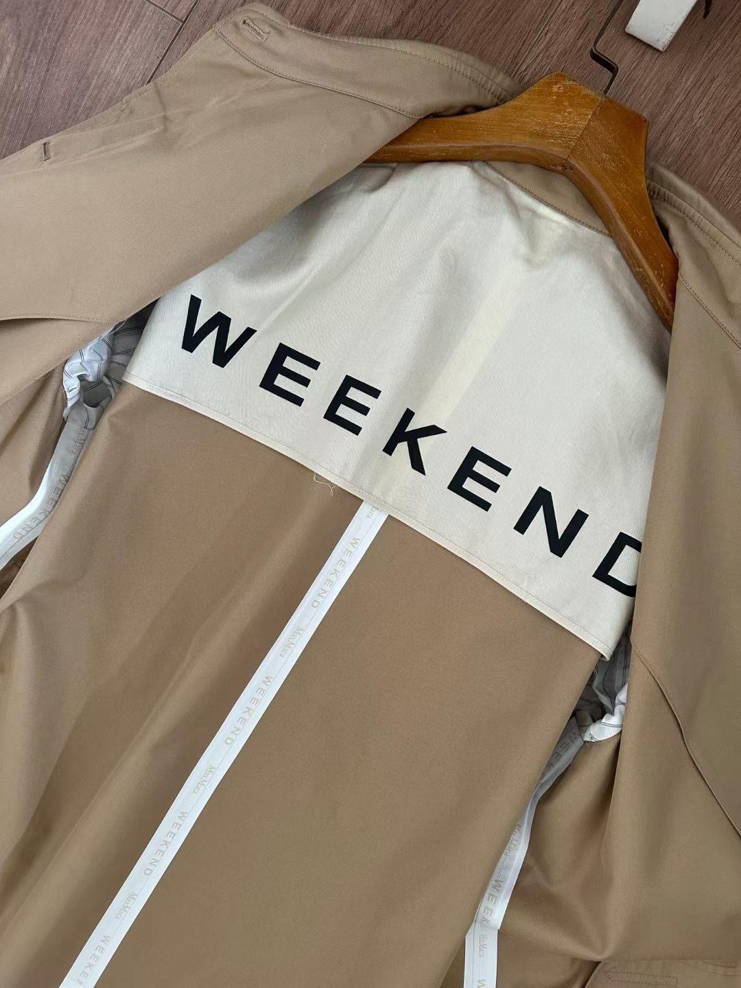 MM Vanda Single Breasted Trench Coat Jacket