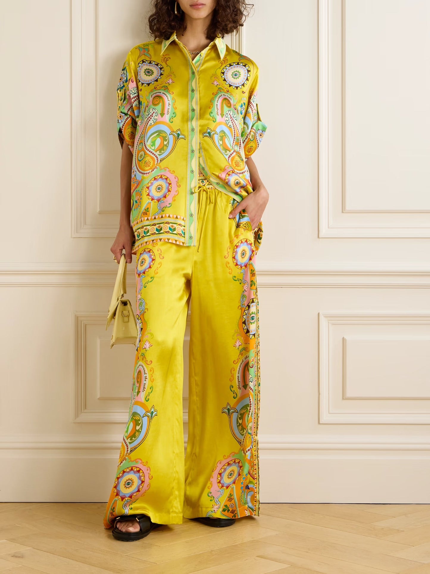 Alms Pinball Silk Shirt & Pant