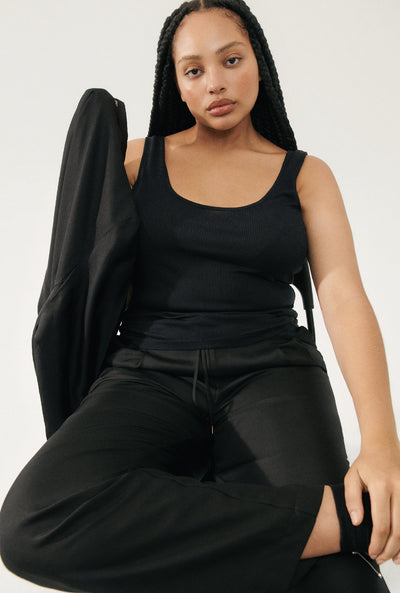SL Silk Ribbed Tank
