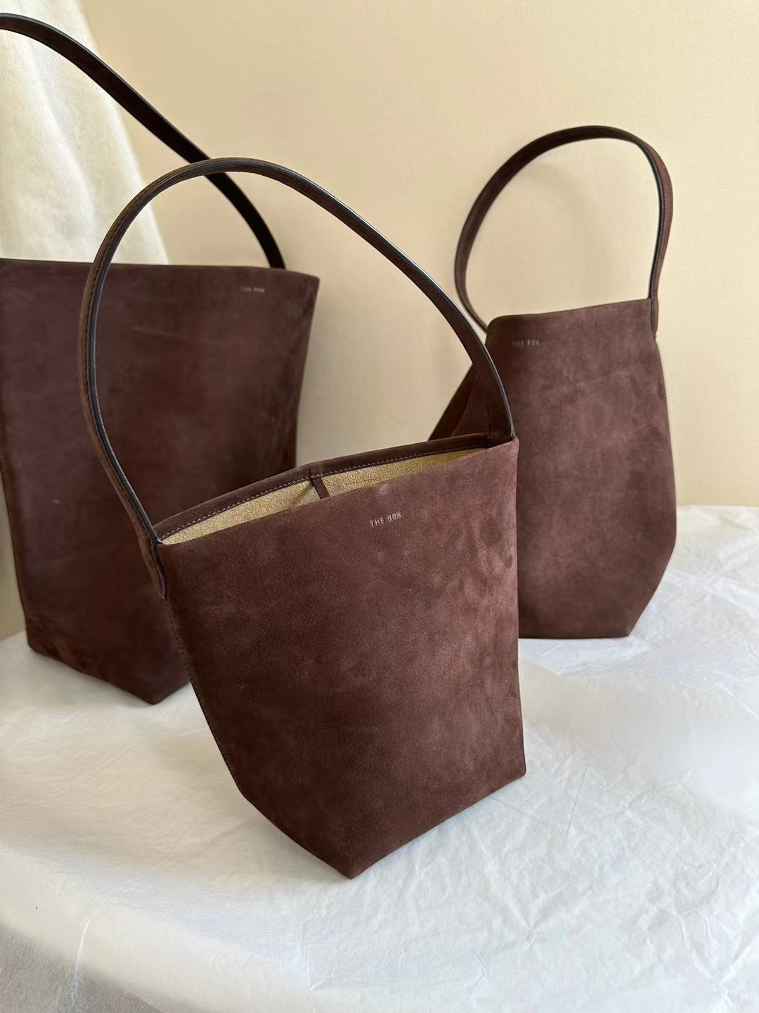 TR N/S Tote Bag Suede - Tundra, Wood