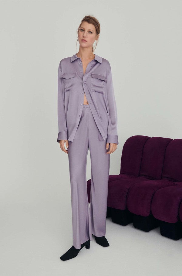 SL Silk Boyfriend Shirt