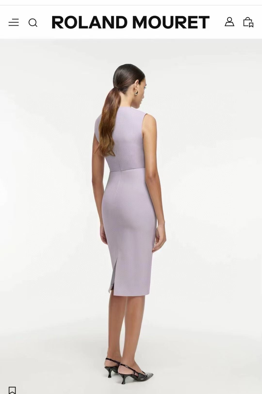 RM Wool Silk Midi Dress