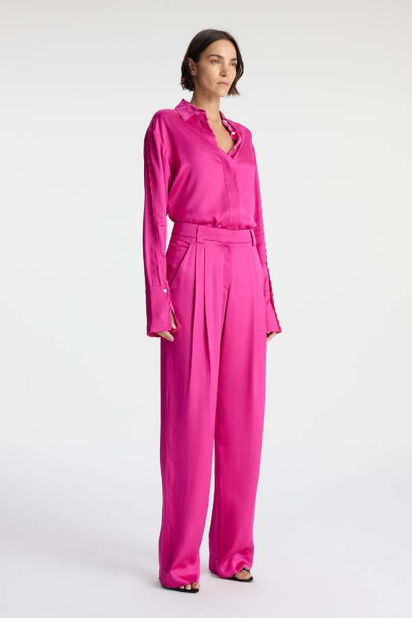 ALC Haven Scalloped Satin Top