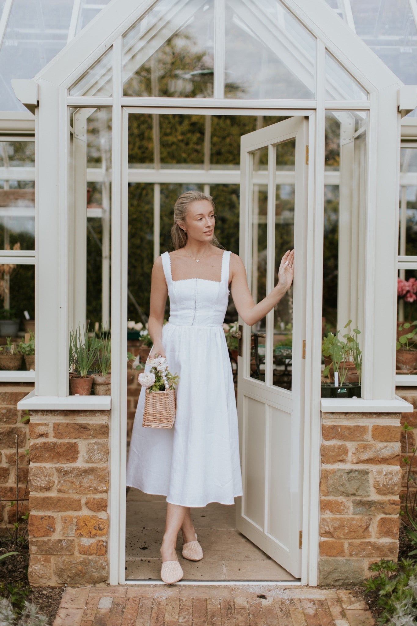 Ref Tagliatelle Linen Midi Dress