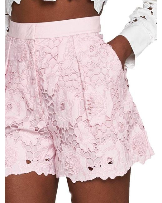 SP 3D Lace Cotton Shorts