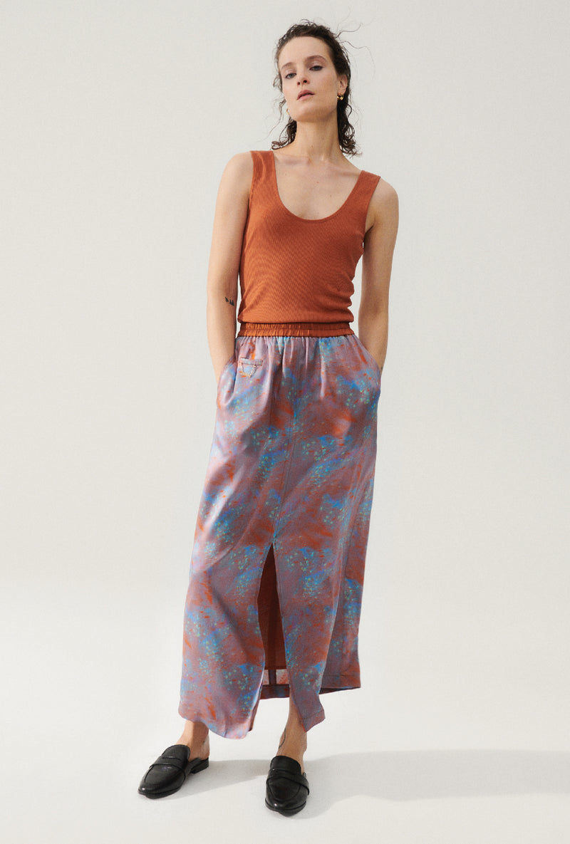 SL Silk Ribbed Tank
