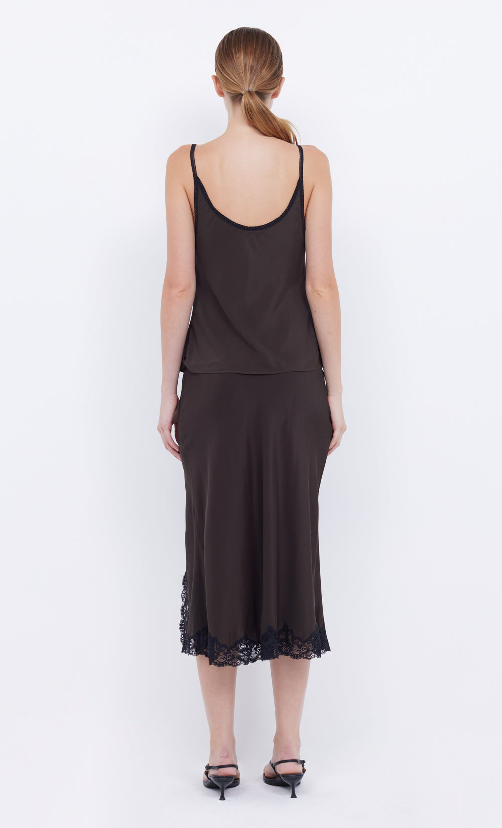 BB Deja Vous Cami Top & Midi Slip Skirt Set