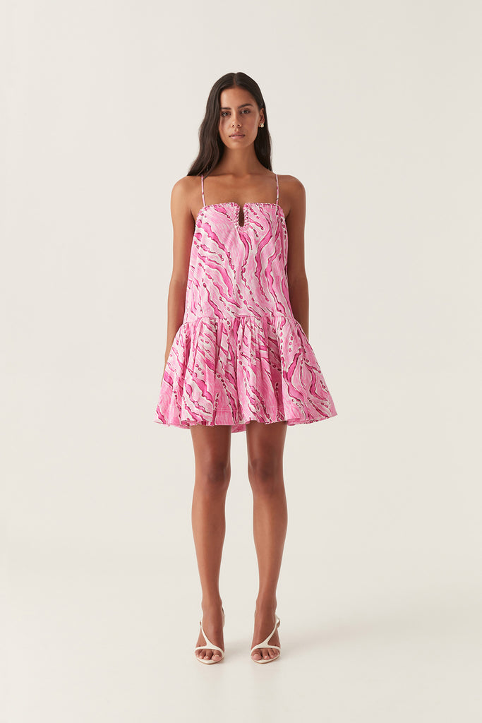 Aj Willow Sweetheart Mini Dress