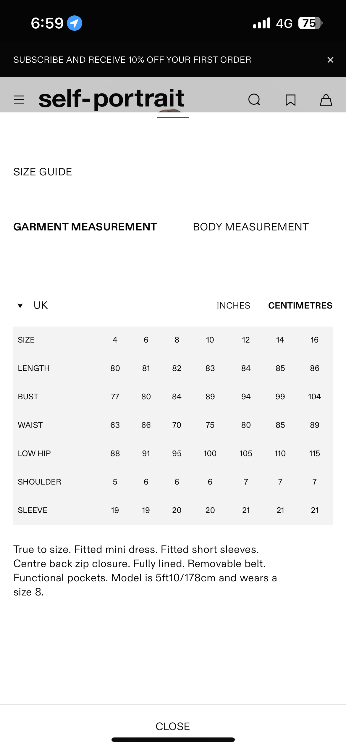 SP Guipure Lace Button Mini Dress