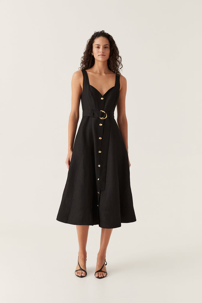 Aj Clay Belted Mini & Midi Dress
