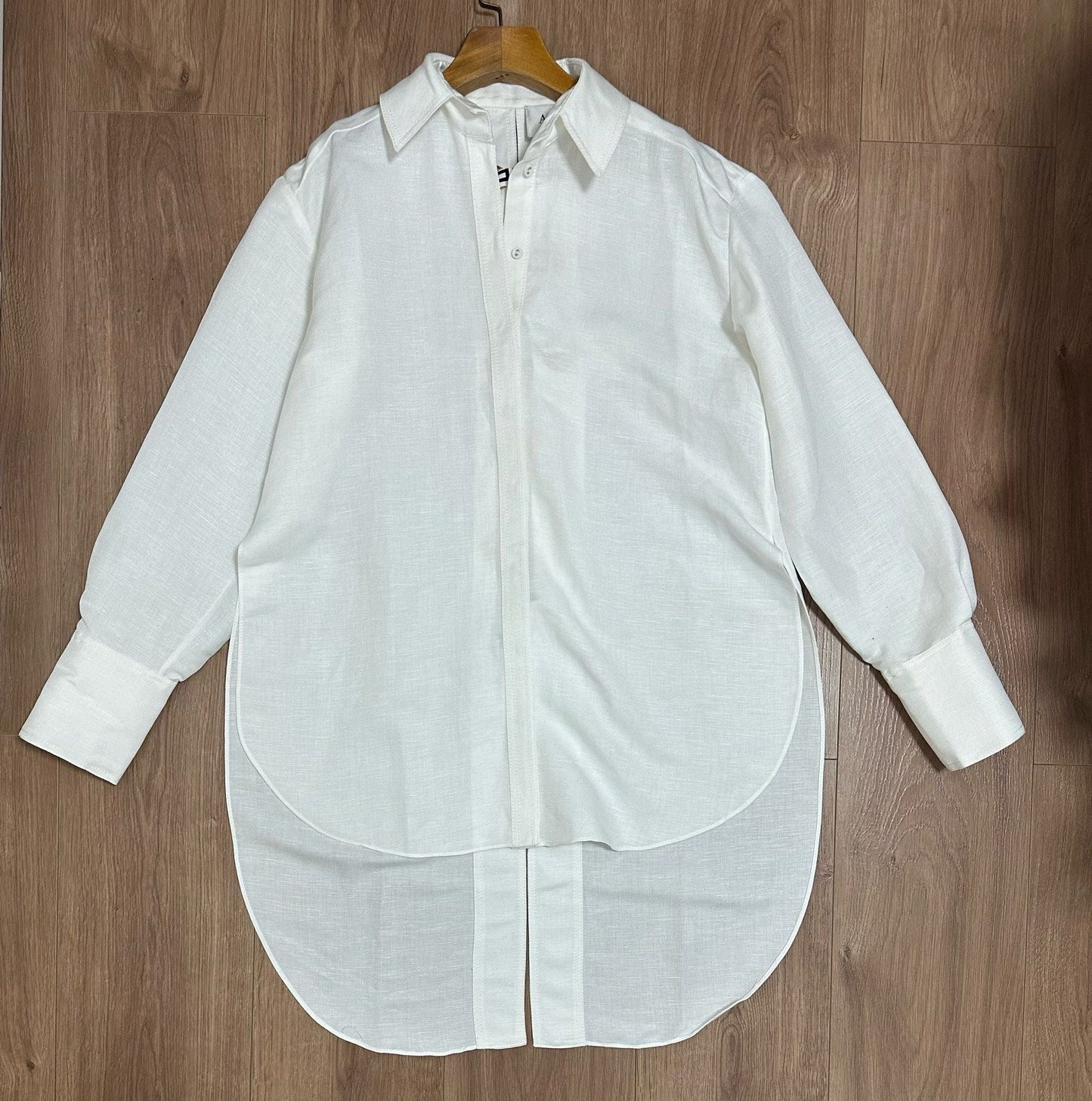 Aj Virtuous Lace Up Longline Shirt