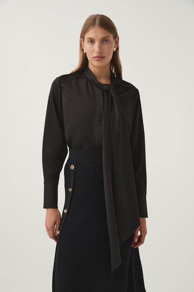 Aj Dura Pussy Bow Blouse