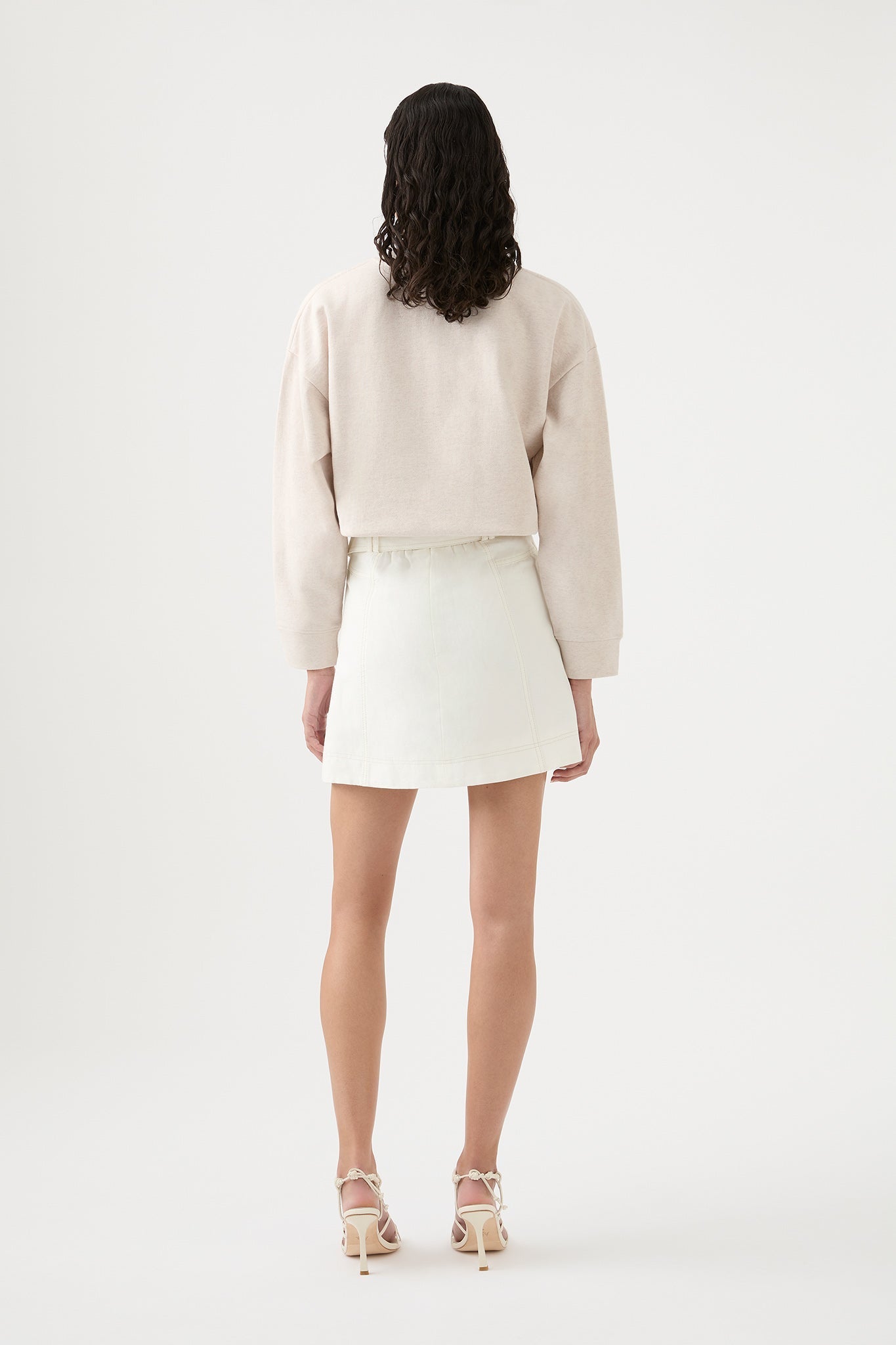 Aj Beacon Utlity Denim Mini Skirt