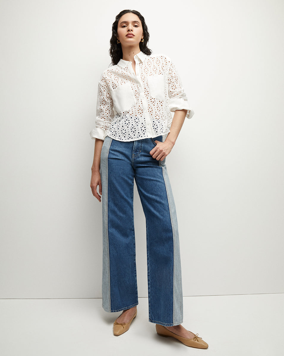 VB Aderes Cotton Eyelet Shirt