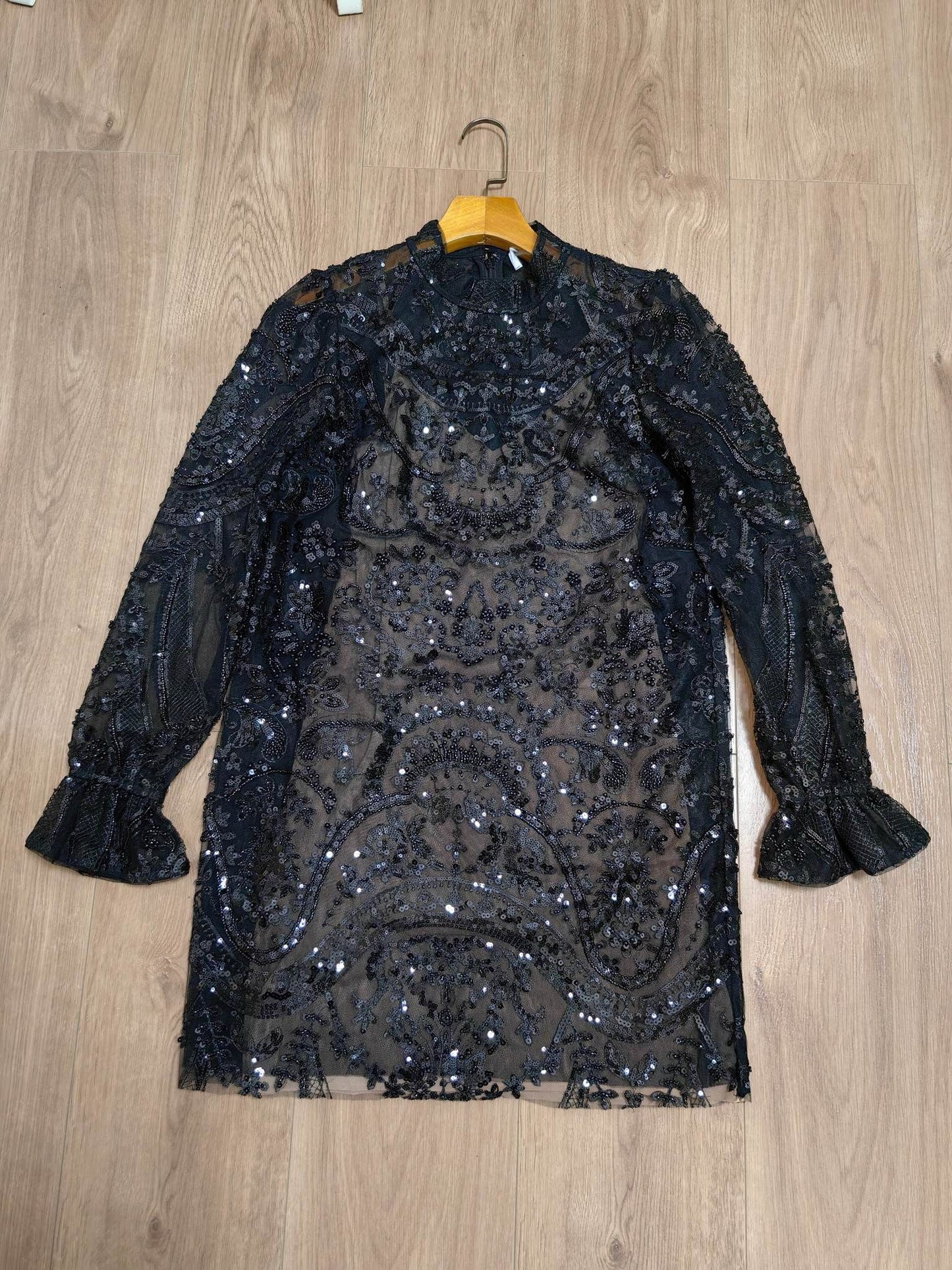 SP Paisley Sequin Mini Dress