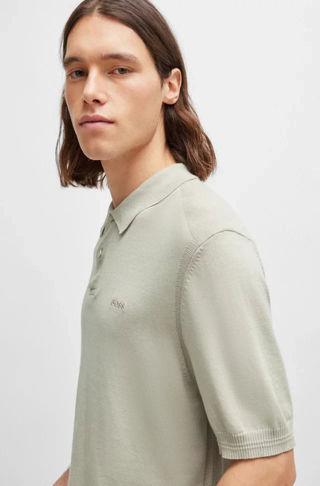 HB Men’s Cotton Blend Polo Sweater