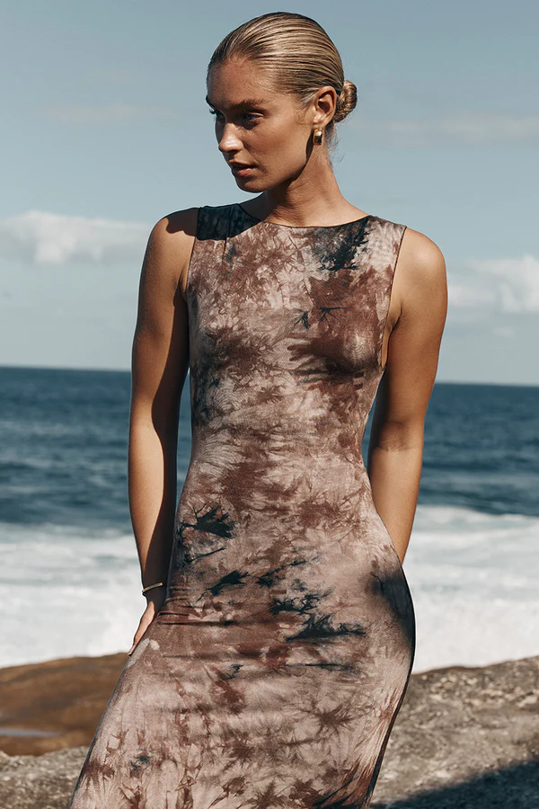 Dssh Sawyer Tie Dye Maxi Dress