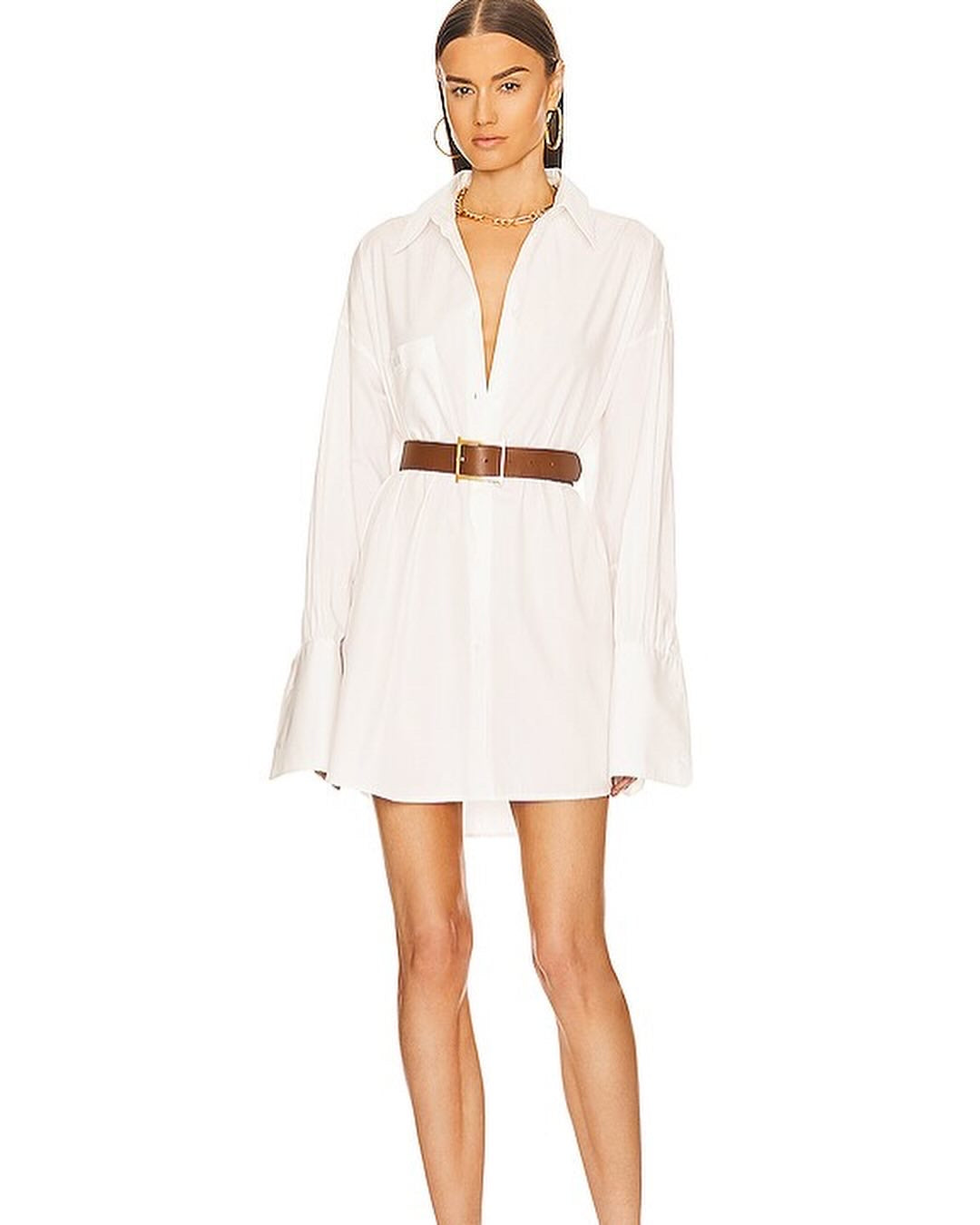 Hls Cotton Poplin Oversized Shirt