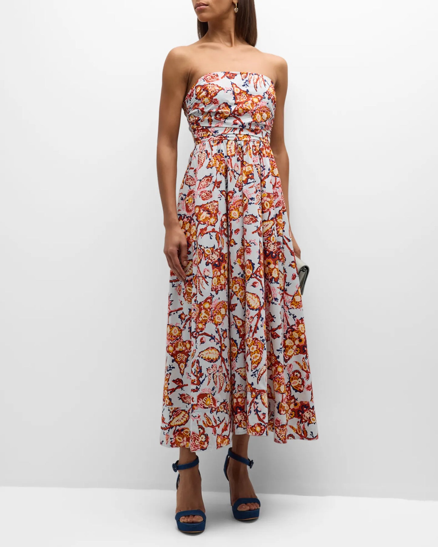 ALC Tate Strapless A Line Maxi Dress