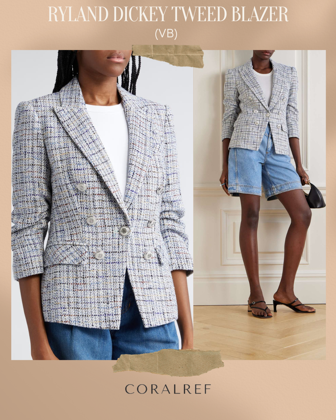 VB Ryland Dickey Tweed Blazer