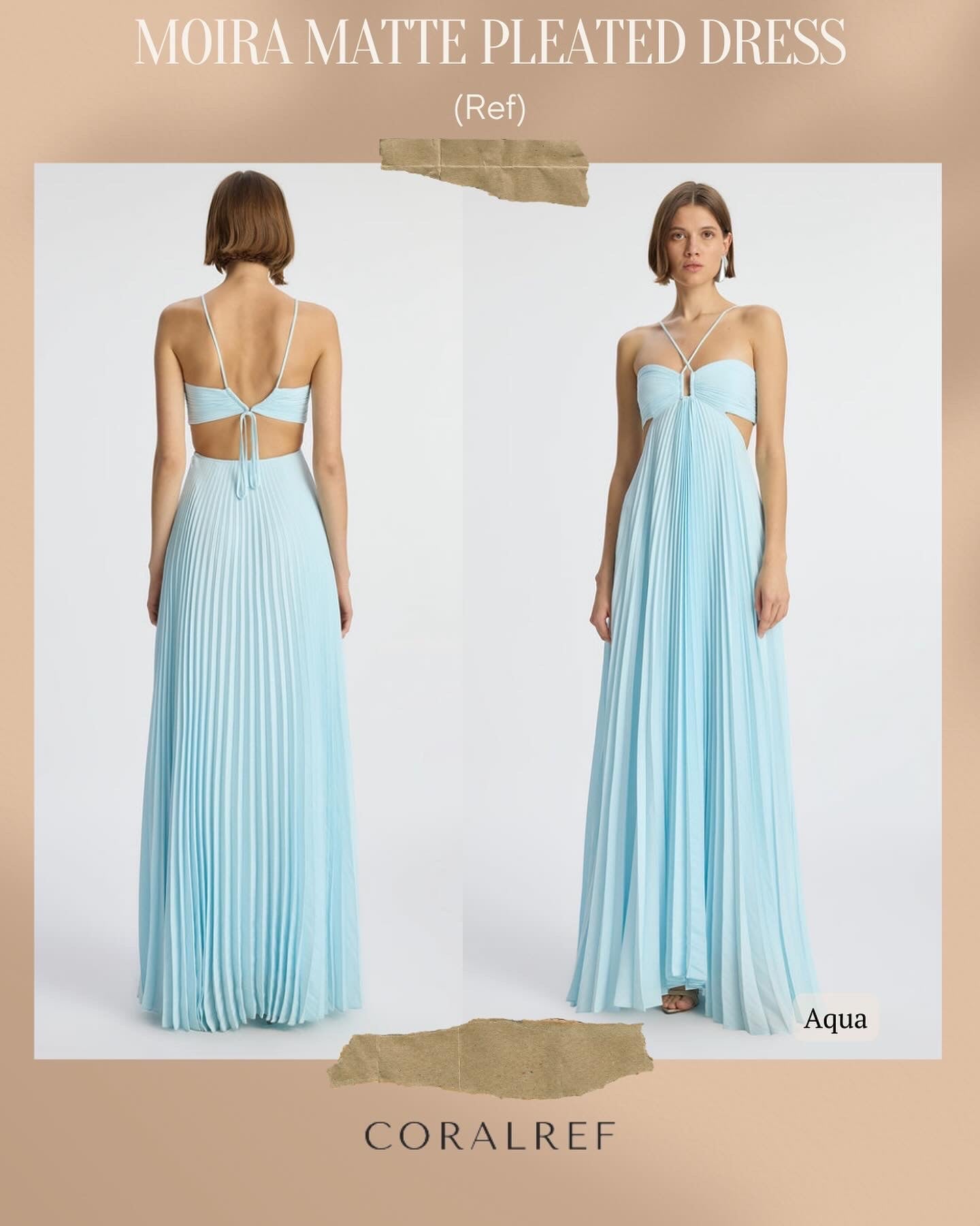 ALC Moira Matte Pleated Maxi Dress ALC Moira Matte Pleated Maxi Dress