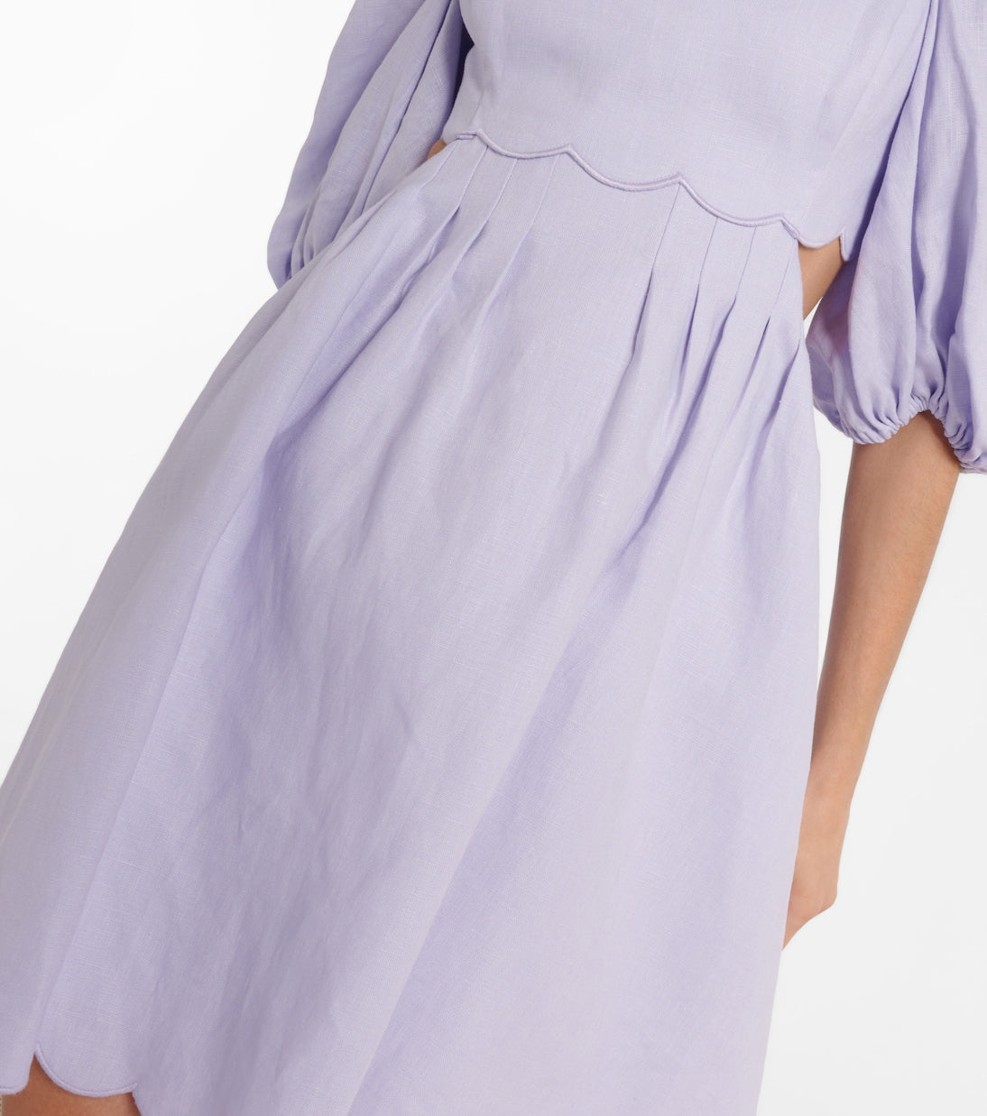 Halliday Scallop Mini Dress