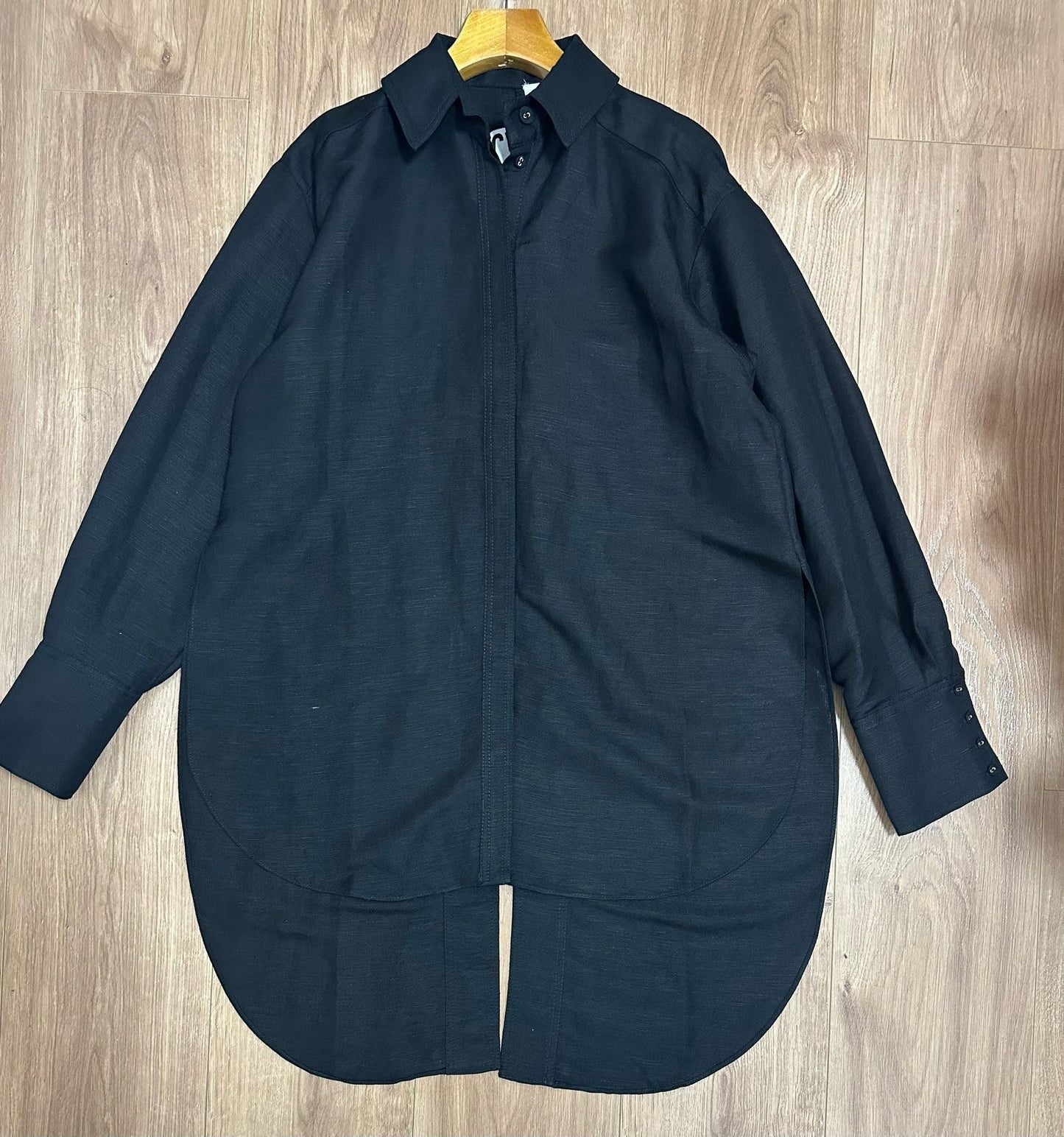 Aj Virtuous Lace Up Longline Shirt