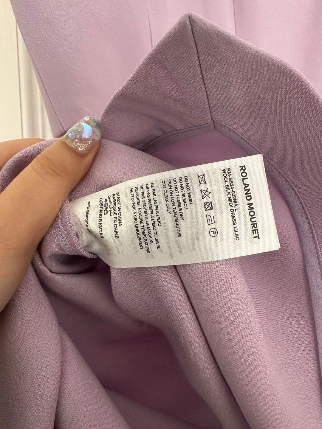 RM Wool Silk Midi Dress