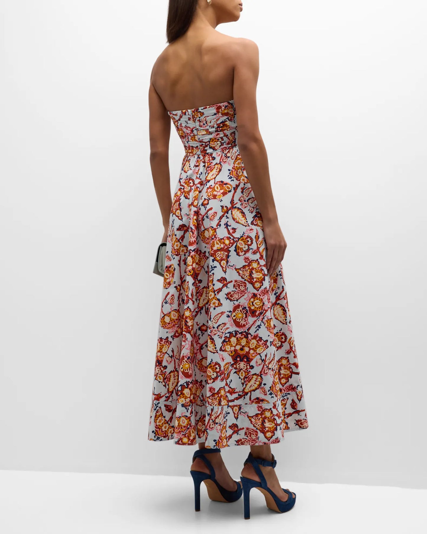 ALC Tate Strapless A Line Maxi Dress