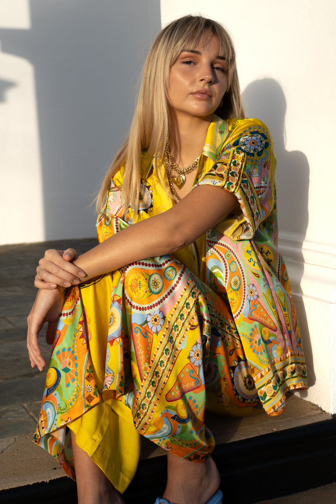 Alms Pinball Silk Shirt & Pant